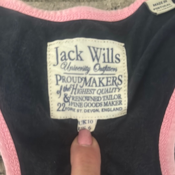 Jack Wills Black and Pink Tank Top - Picture 2 of 3
